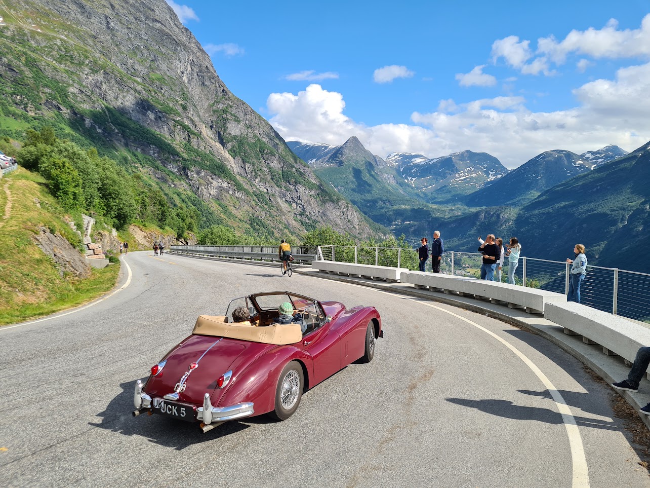A Spectacular Journey through the Norwegian Fjords with Classic Jaguar